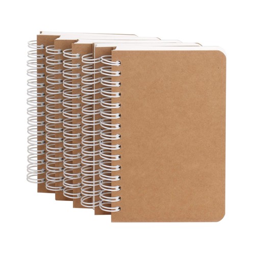 Spiral Notebook, 5 Pack Small Pocket Size Notebooks for Writing Drawing Note ...
