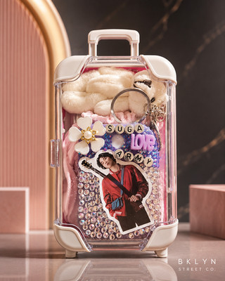 BTS-Inspired Bling Hand Sanitizer Holder   Refillable Decorative Bottle