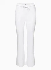 NWOT Aritzia Sunday Best Baby Waffle Knit Kick Flare Lounge Pants Sz S White