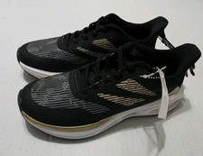 Avia Women's Mesh Gel Trail Sneaker Size 7 Memory Foam Black,Silver, Gold NEW 