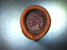 1862 INDIAN HEAD PENNY 1876 SILVER SEATED DIME ROCK RIVER, WYOMING BANK R-312