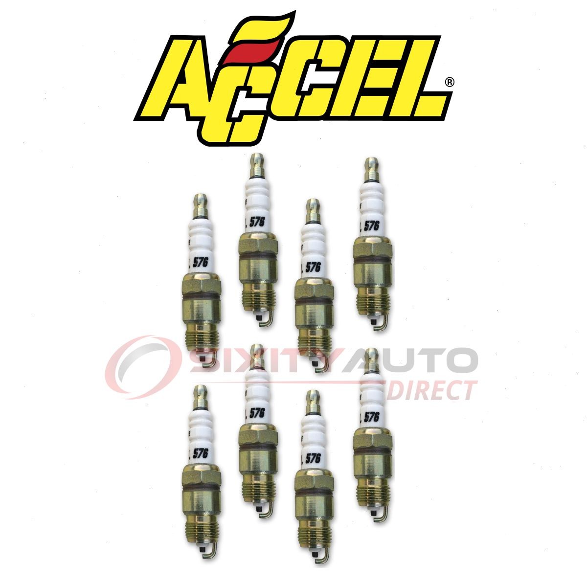 ACCEL Spark Plug for 1979-1985 GMC K1500 Suburban 5.0L 5.7L 6.6L V8 - tc