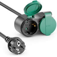 3M VerläNgerungskabel AußEn 2-Fach Buchse Stromkabel VerläNgerung Outdoor Kabel