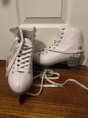 Bladerunner Allure W Ice Figure Skates USA Size 6 White By Rollerblade 