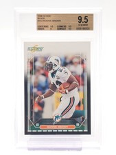 RONNIE BROWN 2006 SCORE BLACK #142 /6 DOLPHINS BGS 9.5 Q7188