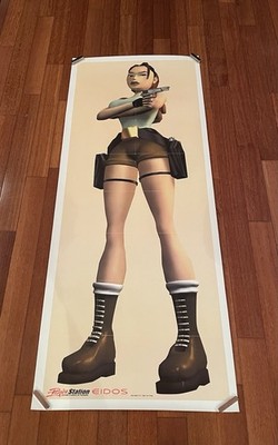 Lara Croft Poster / Raider Grabmal / Segeltuch
