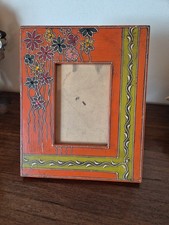 Cornice Per La Foto 10x15 Molto Colorata ,orancione Con Strass