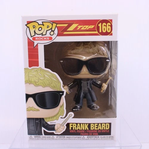 F3 Funko Pop Rocks FRANK BEARD ZZ Top Vinyl Figure 166
