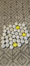 Mixed Lot Of 43 Used Golf Balls - Top Flite Taylor Made Noodle Bridgestone Vice
