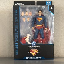 MCFARLANE DC MULTIVERSE SUPERMAN & KRYPTO DELUXE 2025 MOVIE DAVID CORENSWET