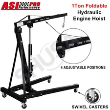 1 Ton Tonne Engine Crane Stand Hoist lift Jack Hydraulic Folding ,HOT SALE!