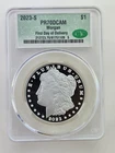 2023-S Proof Morgan Silver Dollar, CAC PR70DCAM