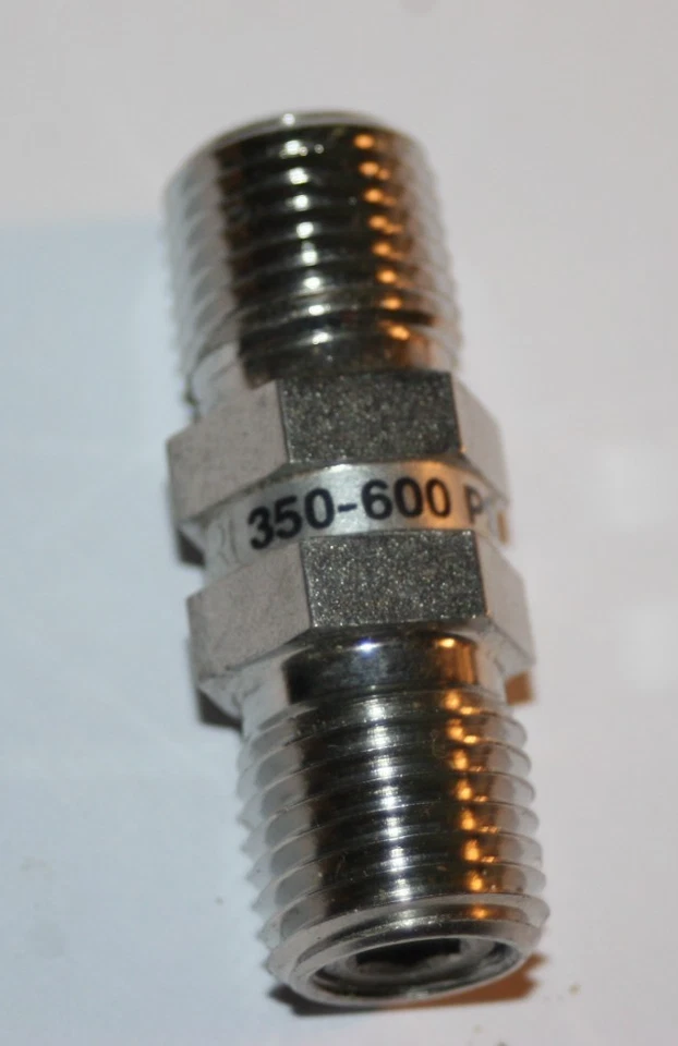 1/4 MNPT 316ss Adj. Poppet Check Valve (300 to 600 Psi) Nupro Swagelok SS-4C2 - Image 3 of 3
