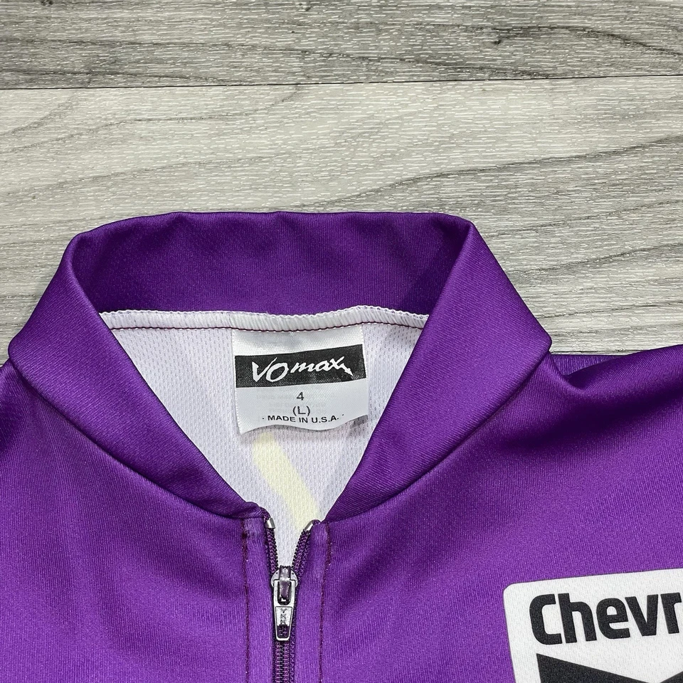 Vintage Cycling Race Team Bike Jersey Womens 4 / Large Chevron VoMax C C Riders - Image 3 of 4