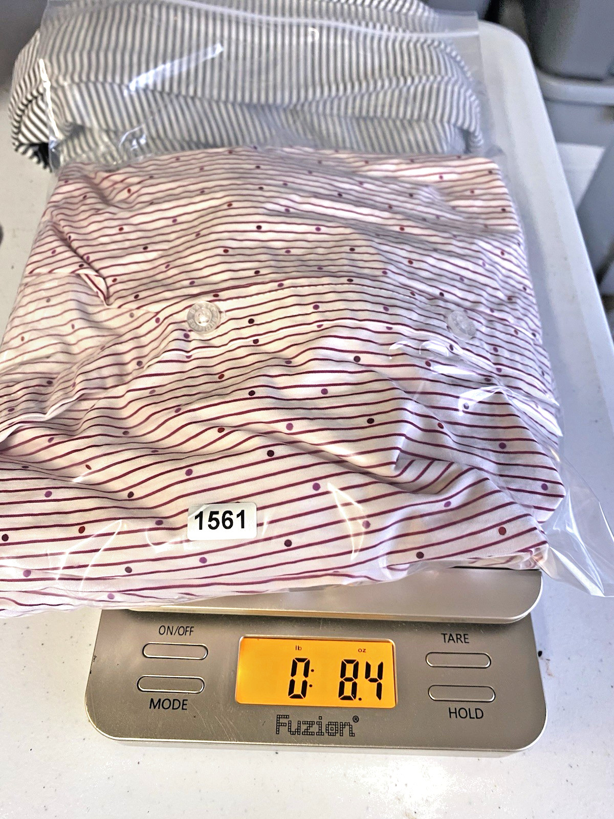 Basic Editions Blouse Top 3X Button Up White Red … - image 12