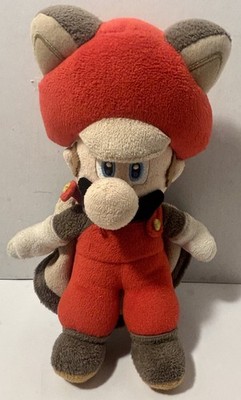 Super Mario Bros. U FLYING SQUIRREL MARIO 10  Plush Stuffed Toy Nintendo 2013