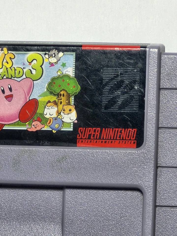 Kirby's Dream Land 3 (Super Nintendo, SNES, 1997) - Authentic! Cleaned & Tested! - Image 3 of 4
