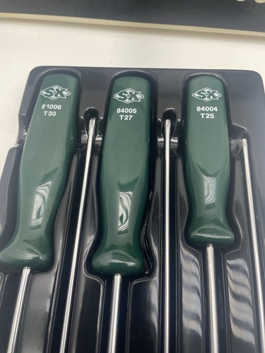 S.K Professional Tools Torx Screwdriver Set Of 6- T10,T15,T20,T25,T27,T30 - Picture 2 of 12