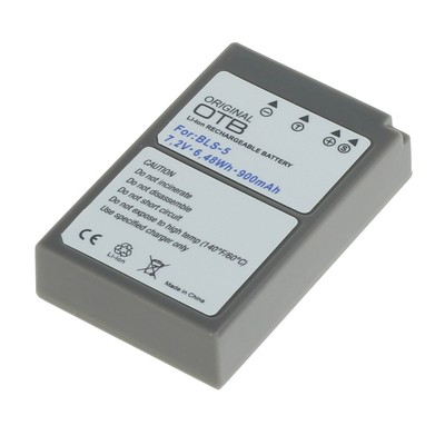 Akku für BLS-5 / BLS-50 - Olympus OM-D E-M10 900mAh Kamera Ersatz Batterie Accu