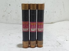 LOT OF 3 Fusetron FRS-R-10 Time Delay Fuse 600V 10A J12C3 