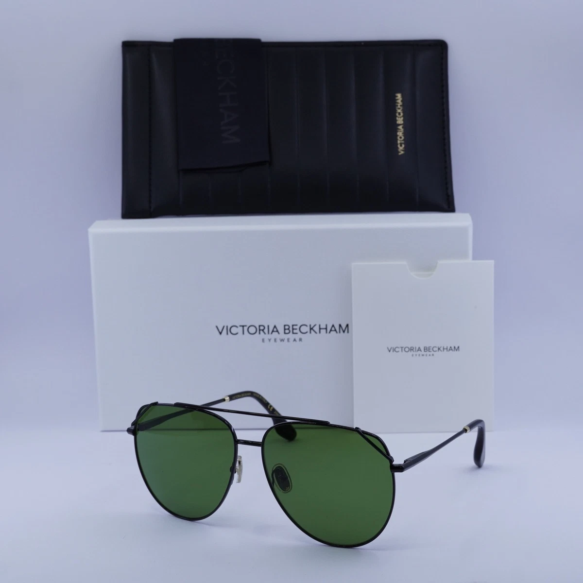 Victoria Beckham Sunglasses VB230S-001-61 New with tags  ,All our sunglasses are Victoria Beckham VB230S Sunglasses, 001 Black, 61 : Amazon  main image 3