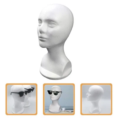 Présentoir À Perruques Support Pour Couvre-chefs Tête Mannequin Porte-chapeau - Photo 1/4