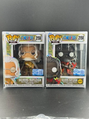 Funko Pop! Plus One Piece 2150 Silvers Rayleigh Chase And Common Set w/protector