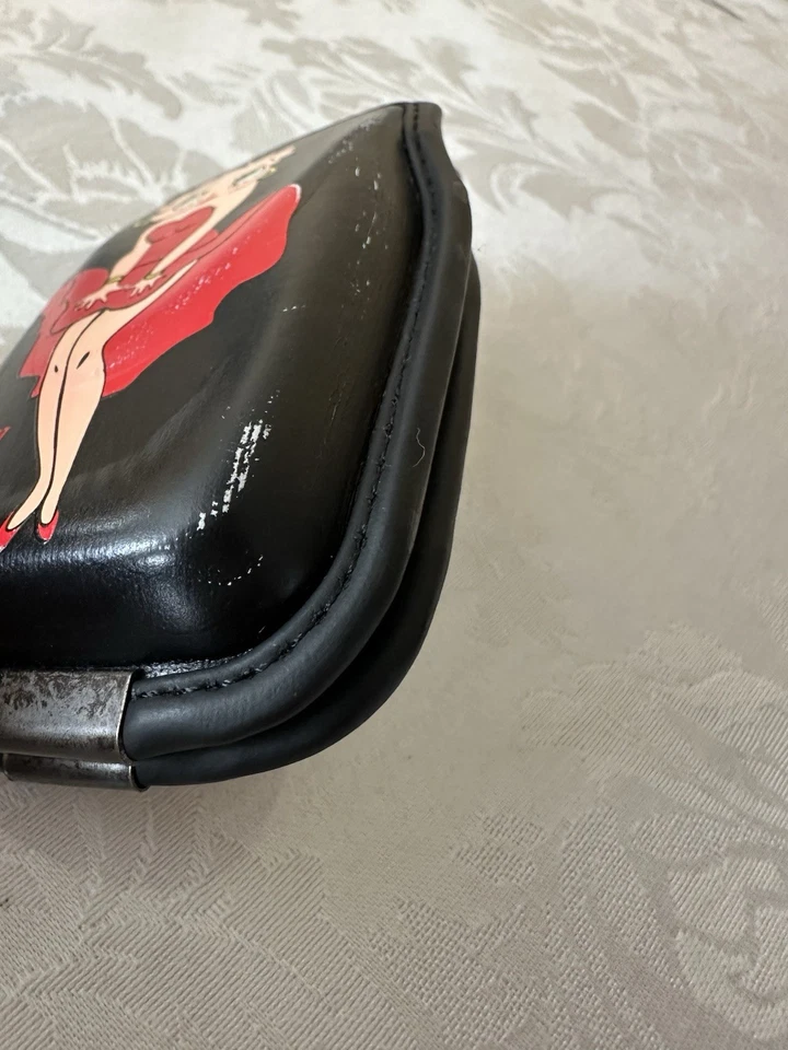 De Colección Betty Boop Vestido Rojo Marilyn Monroe Pose Abatible Teléfono Elástico Estuche Elástico Elástico  Foto 4 de 4