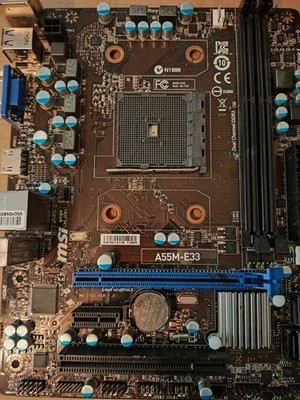 MSI FM2-A55M-E33, Socket FM2, AMD Motherboard Post Tested