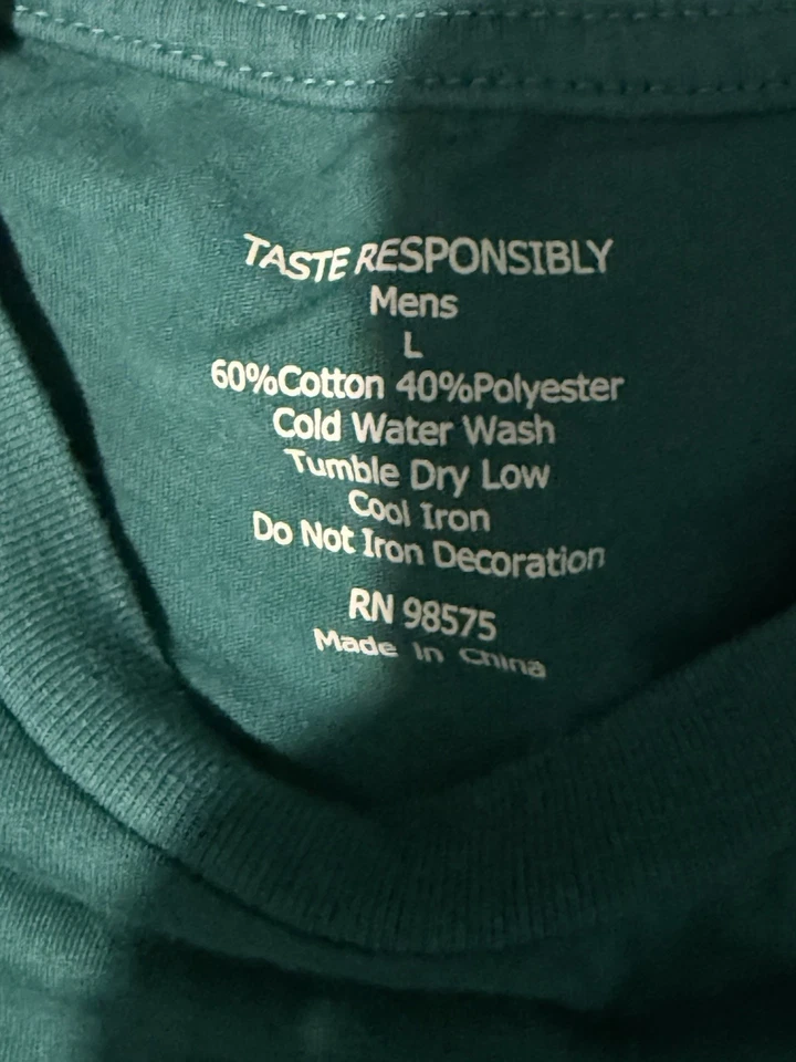 Jameson Whisky Men's T-Shirt Small Large Green - Image 3 of 3