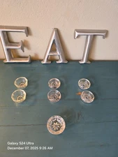 Assortment of Vintage Antique Glass Salt Dishes