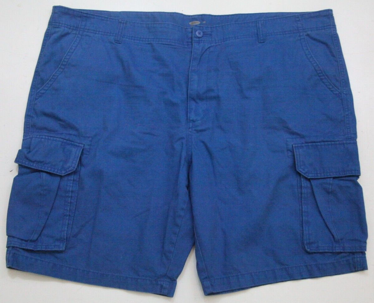 old navy mens dress shorts Old Navy Cargo Dress Shorts Solid Flat Front Blue 48