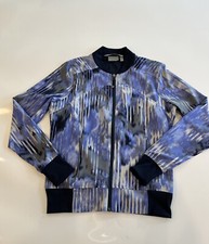 Athleta Womens Jacket lightweight, small, Blue breathable Full Zip