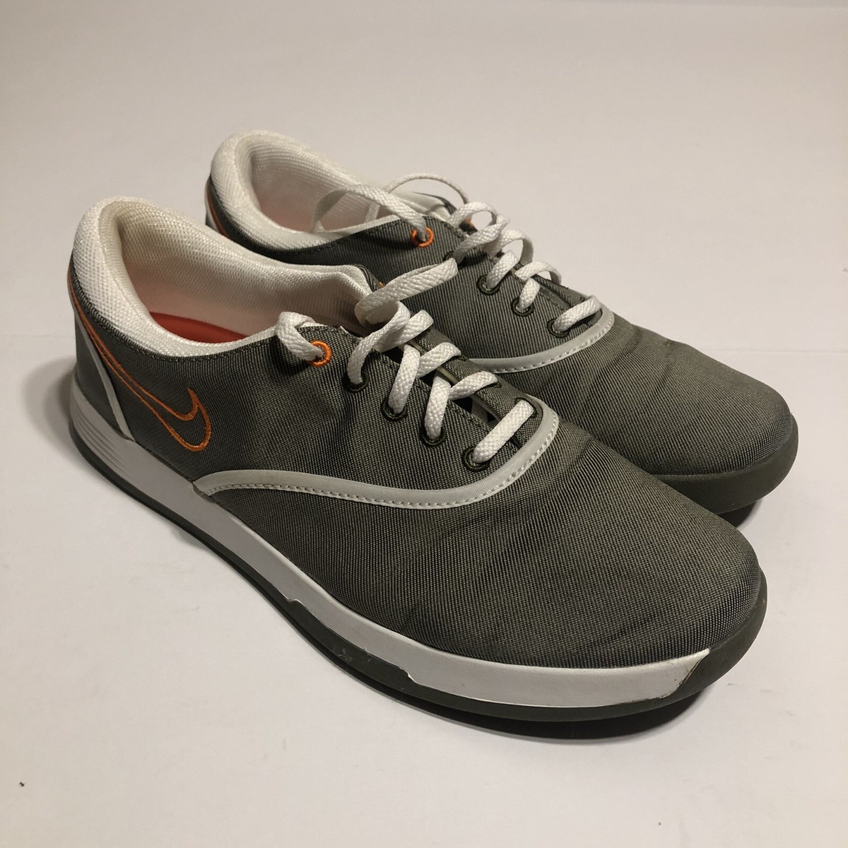 Nike Lunarlon Sport Golf Shoes Men's Green/White/Orange 549593