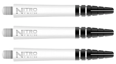 Red Dragon Nitro Tech Shafts, Weiss, 3 Stück Set, Medium 42mm, Alutops