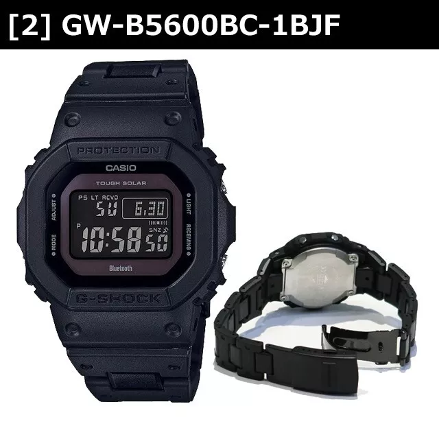 CASIO Watch G-SHOCK Bluetooth Radio Solar GW-B5600BC-1BJF Men's