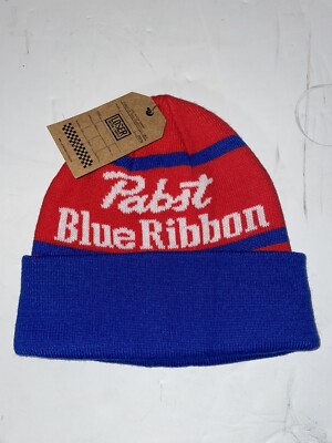 【美品】LOSER MACHINE × Pabst Blue Ribbon Loser Machine Company “Pabst Blue Ribbon” Beenie (121100055P-Red