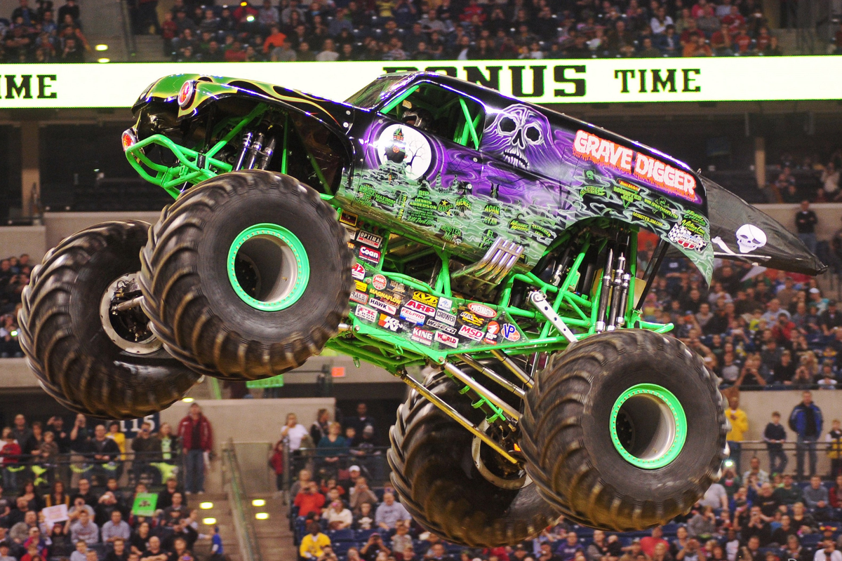 ＊Digger Vintageページ＊ Grave Digger Monster Truck Jump Poster | eBay