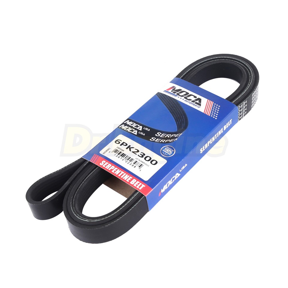 EPDM Serpentine Belt 6PK2300 For Pontiac Buick Chevrolet Equinox - Foto 8