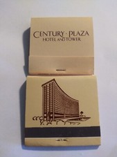Vintage Matches From Century Plaza Hotel And Tower Los Angeles California Lot Of
