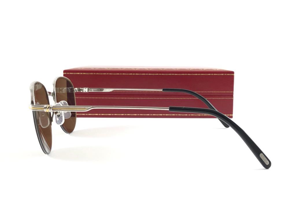 Cartier ジャガー デザイン プレート Panthère de Cartier Sunglasses CT0474S 002 Gold Red - eye-oo.com