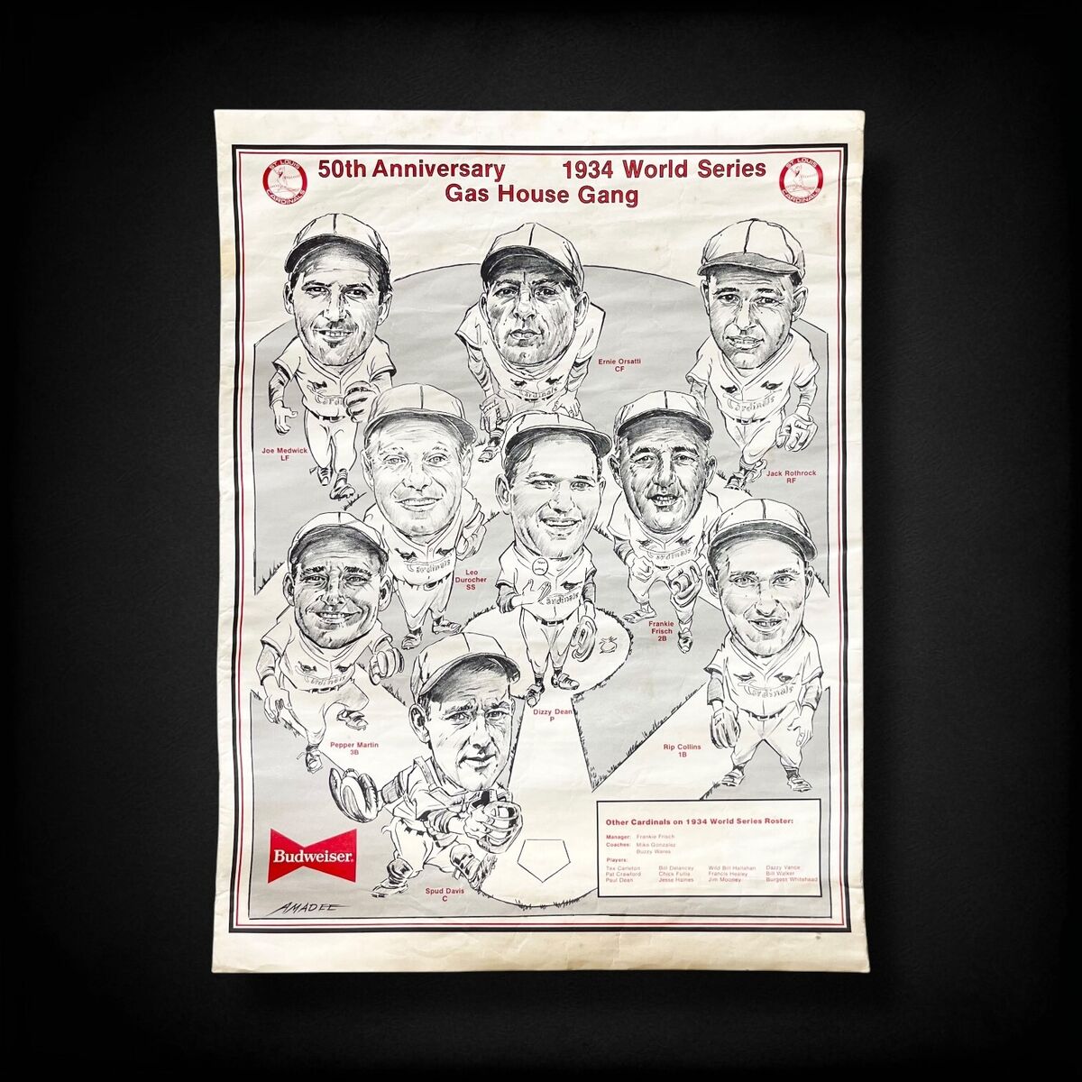 St. Louis Cardinals 1934 World Series Gas House Gang 50th St. Louis Cardinals 1934 World Series Gas House Gang 50th