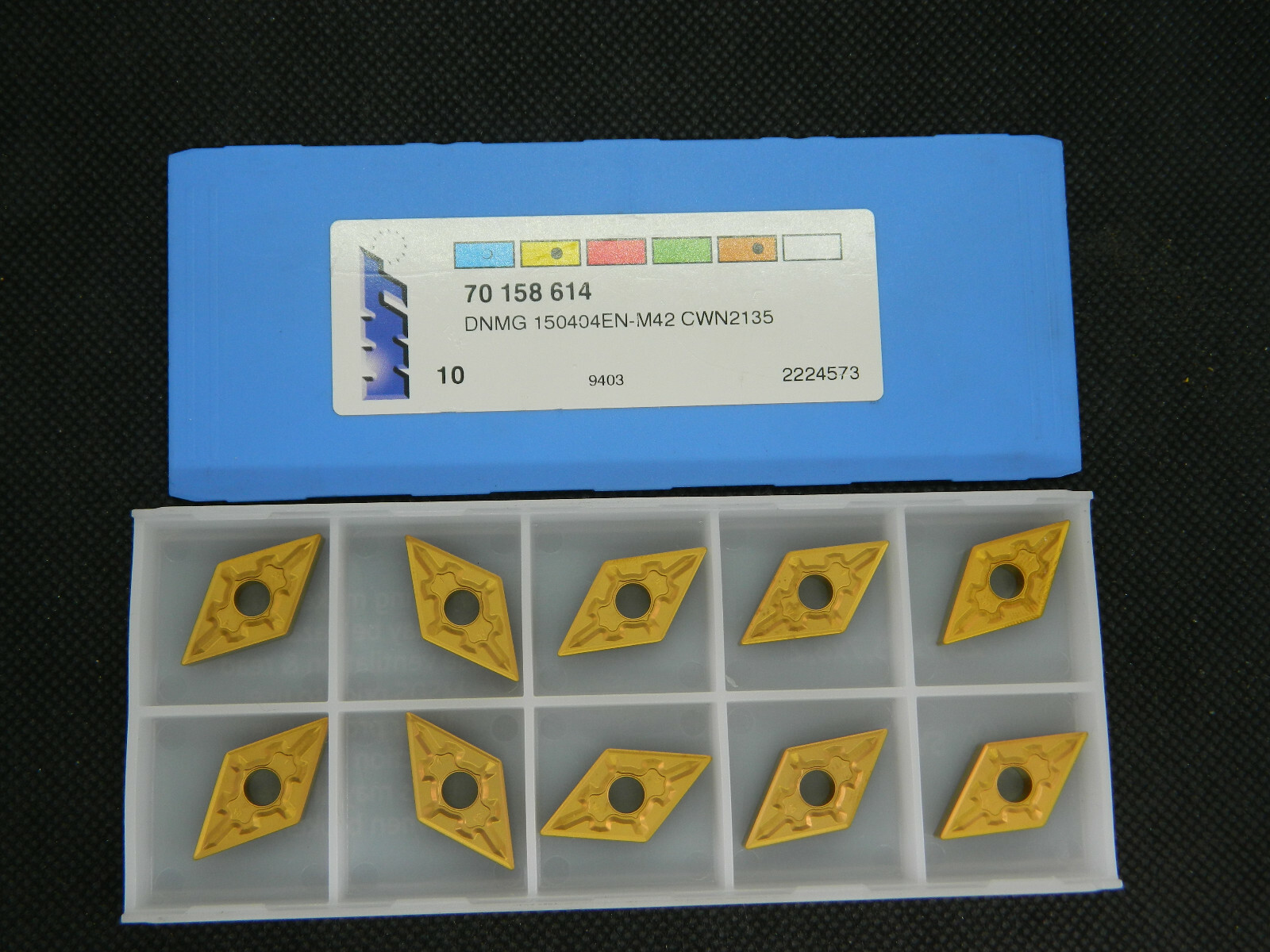 10 x WNT Ceratizite DNMG 150404EN-M42 CTC2135 Reversible Plates Cutting Plates