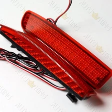 RED LENS 39-SMD LED REAR BUMPER REFLECTOR BRAKE LIGHTS FIT 06-12 TOYOTA RAV4