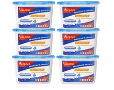 Vacplus Moisture Absorbers 6-Pack - Portable Humidity Control for Home & Car