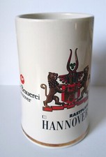 Alter Bierkrug GILDE BRAUEREI HANNOVER - 0,5 Liter Steinkrug(?) mit Henkel