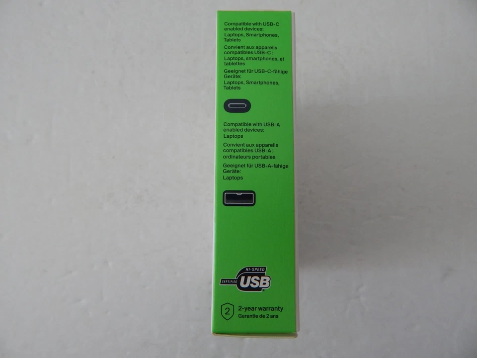 Cable Belkin Universal USB-C a USB-A 6 Pies Negro Nuevo Foto 2 de 4