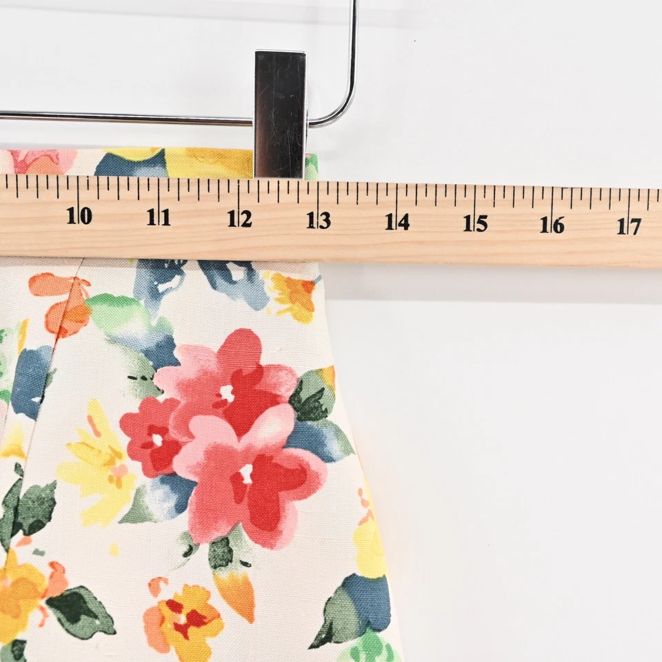 Vtg CHRISTIAN DIOR Womens Floral Skirt Suit Sz 2 Silk Short Sleeve Retro USA 80s - Image 4 of 4