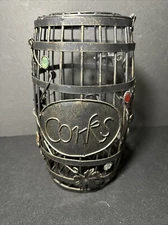 Wine Barrel Cork Cage / Metal / For Wine Corks - Jewels