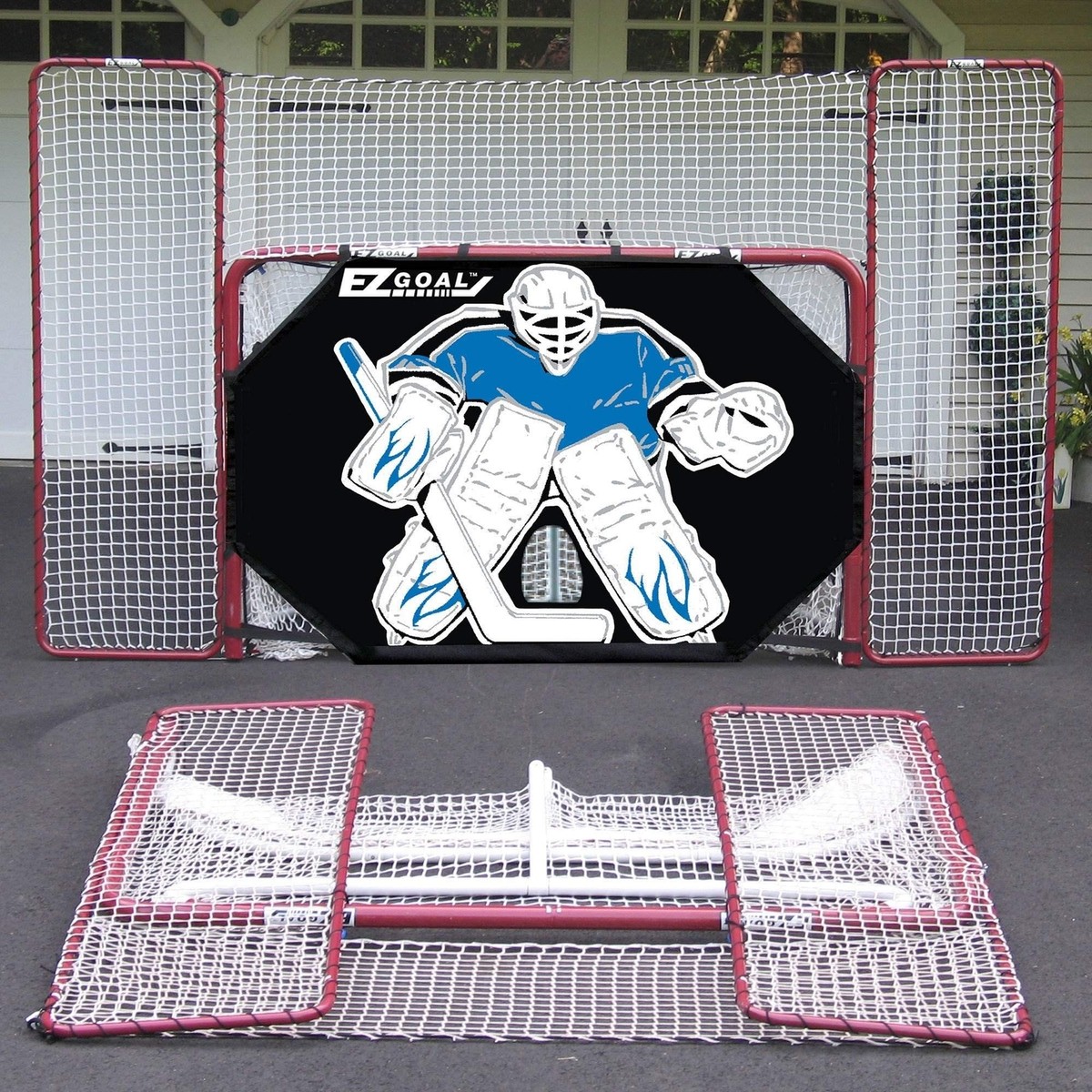 EZGoal 6-in-1 Multi-Sport Folding Backstop - Soccer, Lacrosse, Baseball, Hockey, Tennis, Golf Practice - View #5